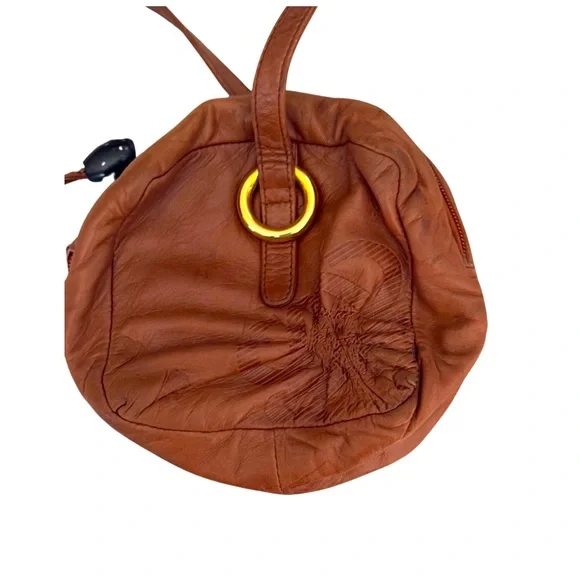 Loewe Brown Flamenco Anagram Supple Leather Crossbody - Picture 2 of 7